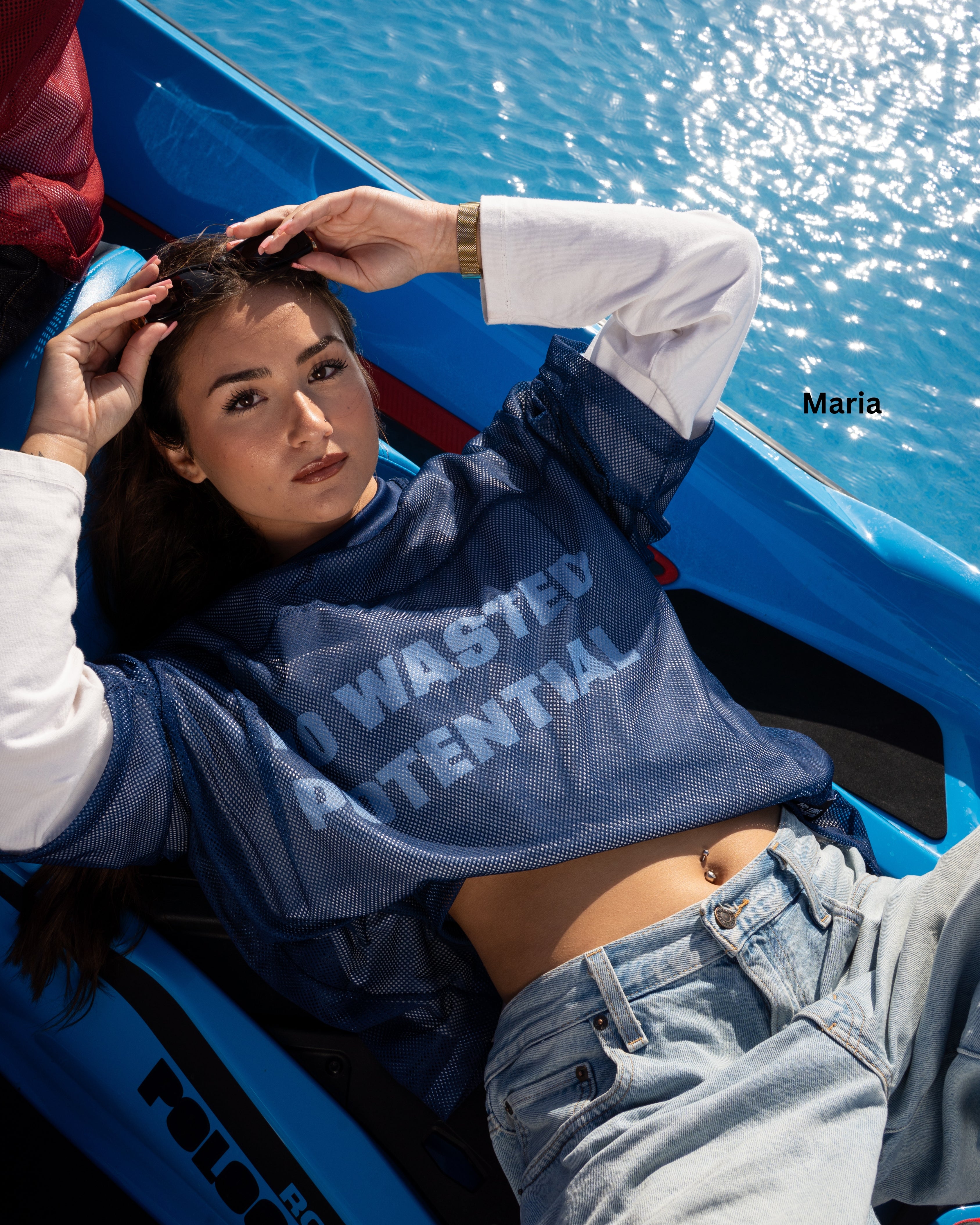 TIMELESS MESH - BLUE