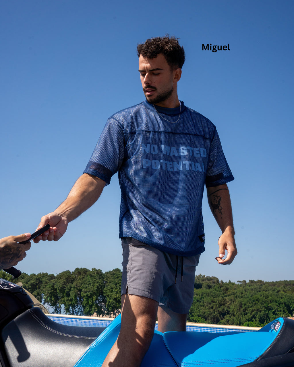 TIMELESS MESH - BLUE